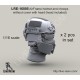 LRE16005 Crye Airframe helmet and choops without cover with head, 1/16 scale
